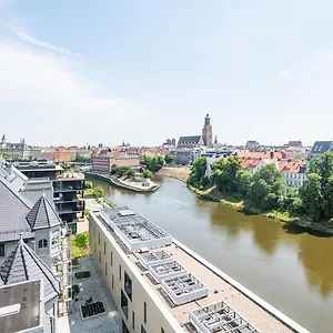 View Apartment, Free Underground Parking, Square 6 Min Apartament Wrocław
